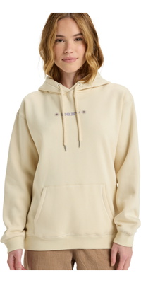 2025 Roxy Da Donna Felpa Con Cappuccio Surf Stoked Felpa Con Cappuccio VT Spazzolato ERJFT05021 - Parchment