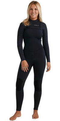 2025 Roxy Womens Swell Natural 3/2mm Chest Zip Wetsuit 26BW213508 - Animal Print