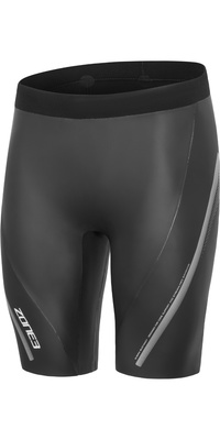 2025 ZONE3 Da Uomo 5/3mm The Originals Buoyancy Shorts NA25UOBS101 - Black / Argento