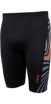 2025 ZONE3 Da Uomo Pantaloncini OWS Renew Jammer SW25MOWSJ101 - Black / Grigio