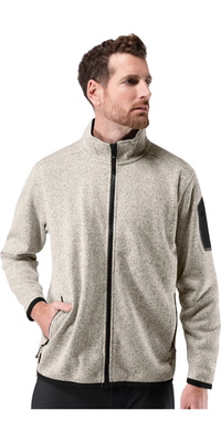 2026 Zhik Da Uomo Knit Fleece JKT-0059-M-LGY - Light Grey