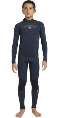 2026 Billabong Bambino Absolute 3/2mm Back Zip Muta 24CW211601 - Navy