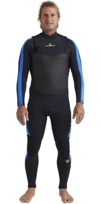 2026 Billabong Da Uomo Oscillator Natural 3/2mm Chest Zip Muta 24AW193515 - Royal