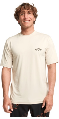 2026 Billabong Da Uomo Canotta In Lycra A Maniche Corte Arch Wave EBYWR03019 - Chino