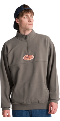 2026 Billabong Felpa Con Zip Corta Core Lord Di Da Uomo EBYFT00164 - Pewter