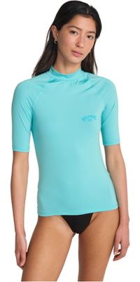 2026 Billabong Da Donna Canotta In Lycra A Maniche Corte Tropical Surf EBJWR03041 - Ocean Eyes
