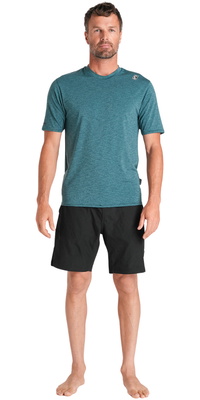 2026 C-Skins Da Uomo Nuwave Maglietta Da Surf A Maniche Corte UV C-NLYSURFM - Forest Green