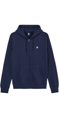 2026 Element Da Uomo Icon Ricamo Cappuccio Con Zip ELYFT00199 - Eclipse Navy