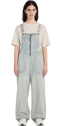 2026 Element Womens 70 Dungarees ELJNP00125 - Ash Bleach Wash