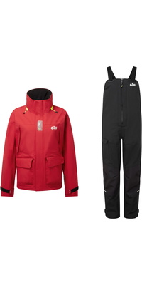 2026 Gill Da Donna OS3 Coastal Tuta Da Vela OS34JWOS33TW - Rosso / Black