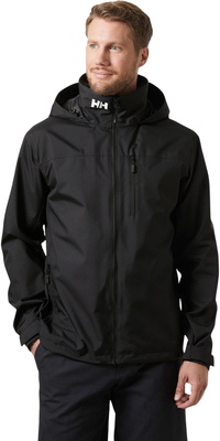 2026 Helly Hansen Da Uomo Crew Giacca Da Vela Con Cappuccio 2.0 34443 - Black