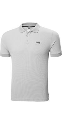 2026 Helly Hansen Da Uomo Driftline Polo Top 50584 - Grey Fog