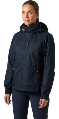 2026 Helly Hansen Da Donna Crew Hooded Giacca A Pile 34527 - Navy
