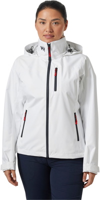 2026 Helly Hansen Da Donna Crew Giacca Da Vela Con Cappuccio 2.0 34448 - White