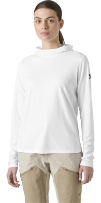 2026 Helly Hansen Da Donna Felpa Con Cappuccio  Tech  49572 - White