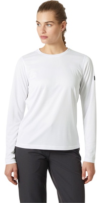 2026 Helly Hansen Da Donna Tech Crew Long Sleeve 2.0 49579 - White