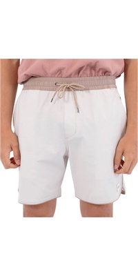 2026 Hurley Da Uomo Phantom Naturals Scallop Volley 17 Shorts HSP26MMWS07844 - Bone