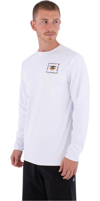 2026 Hurley Da Uomo Canotta In Lycra A Maniche Lunghe Regular Bolud MLEU00004 - White