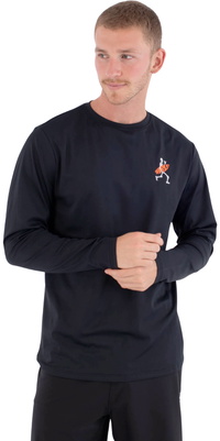 2026 Hurley Da Uomo Canotta In Lycra A Maniche Lunghe Regular Flamengue MLEU00006 - Black
