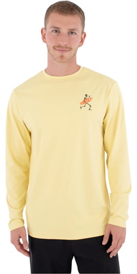 2026 Hurley Da Uomo Canotta In Lycra A Maniche Lunghe Regular Flamengue MLEU00006 - Nectarine