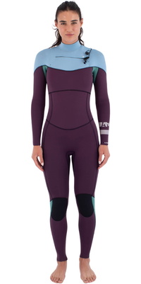 2026 Hurley Da Donna Advant 3/2mm Chest Zip Muta WFS0013302 - Bonnie Blue