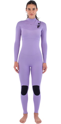 2026 Hurley Da Donna Air 3/2mm Chest Zip Muta WFS0013312 - Lavander