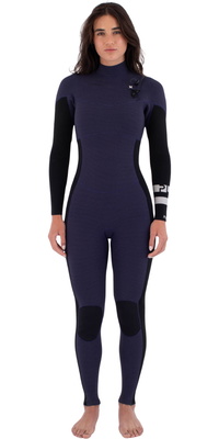 2026 Hurley Da Donna Plus 3/2mm Chest Zip Muta WFS0012302 - Vintage Iris