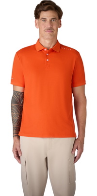 2026 Musto Da Uomo Evo Crew Pro Lite Polo 84220 - Pumpkin Orange
