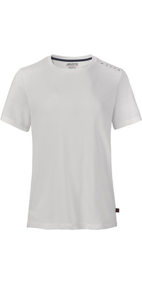 2026 Musto Da Donna Evo Crew Maglietta A Maniche Corte Con Protezione Solare 82444 - Platinum