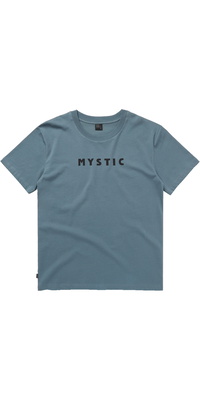 2026 Mystic Da Uomo Brand Tee 35105.25081 - Tidal Blue