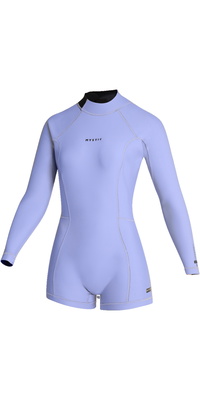2026 Mystic Da Donna Lunar 2/2mm Back Zip Manica Lunga Shorty Muta 35000.260071 - Iris Blue