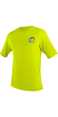 2026 ONeill Da Bimbo Basic Skins Camicia Da Sole A Maniche Corte 5710B - Lime