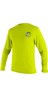 2026 ONeill Bambino Basic Skins Maglia Protettiva A Maniche Lunghe 5711B - Lime