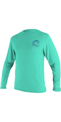 2026 ONeill Bambino Basic Skins Maglia Protettiva A Maniche Lunghe 5711G - Light Aqua