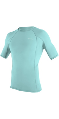 2026 ONeill Da Uomo Basic Skins Canotta In Lycra A Maniche Corte 5713 - Canal Blue
