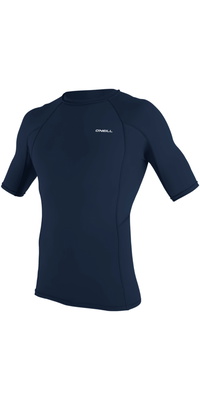 2026 ONeill Da Uomo Basic Skins Canotta In Lycra A Maniche Corte 5713 - Navy