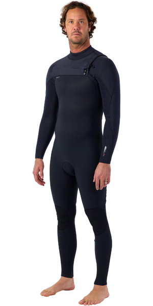 VISSLA 7 Seas Power Seam 4/3 Muta con zip sul petto Nera - Impact shop action sport store