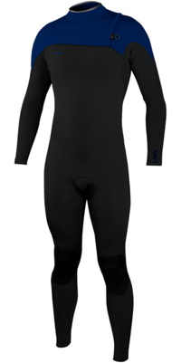 2026 ONeill Da Uomo Hyperfreak Comp 3/2mm Zipless Muta 4970 - Black / Twilight Blue