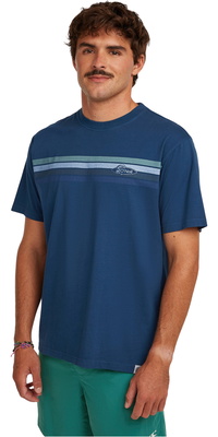 2026 ONeill Da Uomo Maglietta ORiginals Con Striscia Frontale 2850354 - English Evening
