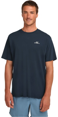 2026 ONeill Da Uomo Small Logo T-Shirt 2850371 - Ink Blue