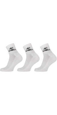 2026 ONeill Sport Calze Corte 3 Pack 201053005 - White