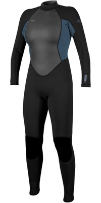 2026 ONeill Da Donna Reactor-2 3/2mm Back Zip Muta 5042B - Black / Copen Blue
