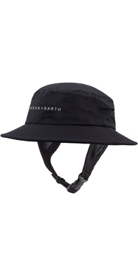 2026 Ocean And Earth Bambino Bingin Soft Peak Cappello Da Surf SBHA03-BLK-REG - Black