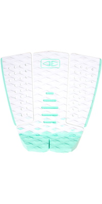 2026 Ocean & Earth Tyler Wright Grip Tail Pad TP11-WTM - White /Menta