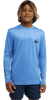 2026 Quiksilver Bambino Everyday Maglietta Da Surf Con Maniche Lunghe E Canotta In Lycra AQBWR03068 - Riviera