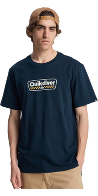 2026 Quiksilver Da Uomo Maglietta A Maniche Corte EV Starting Grid EQYZT08288 - Dark Navy