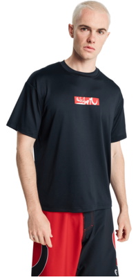 2026 Quiksilver Da Uomo Maglietta Da Surf Con Protezione UV Impaired EQYWR03481 - Black