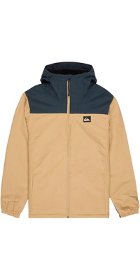 2026 Quiksilver Da Uomo Giacca Con Cappuccio Overcast 3K, Calda E Impermeabile EQYJK04202 - Dark Navy