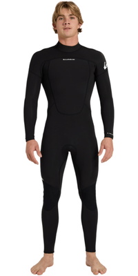 2026 Quiksilver Da Uomo Prologue+ 3/2mm Back Zip Flatlock Muta 25AW213514 - Black