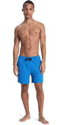 Quiksilver 2026 Da Uomo Stretch Piped Volley 16 Boardshorts EQYJV04211 - Nebulas Blue